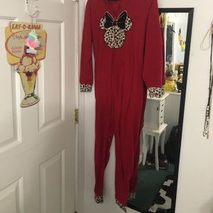 cheetah minnie mouse disney hooded onesie